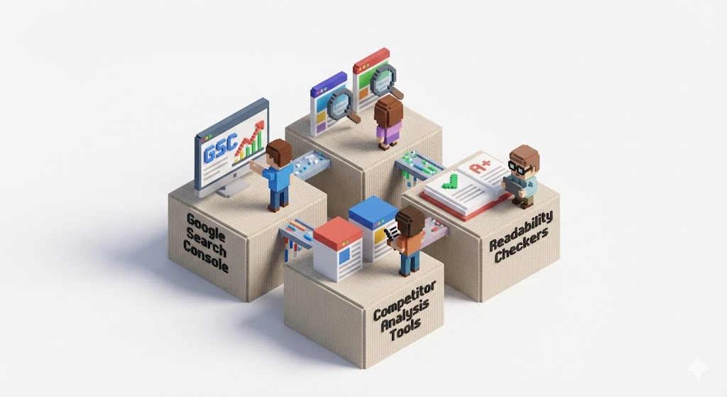 บทความ SEO ควรมีกี่คำ? เทคนิคการเขียนที่ทำให้ติดอันดับ Google 6 3 เครื่องมือช่วยวัดผลและปรับปรุงคุณภาพบทความ (SEO & Content Optimization)