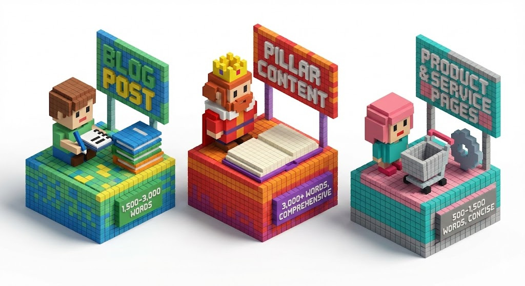 บทความ SEO ควรมีกี่คำ? เทคนิคการเขียนที่ทำให้ติดอันดับ Google 4 กรณีศึกษา ความยาวที่เหมาะสมกับแต่ละประเภทเนื้อหา