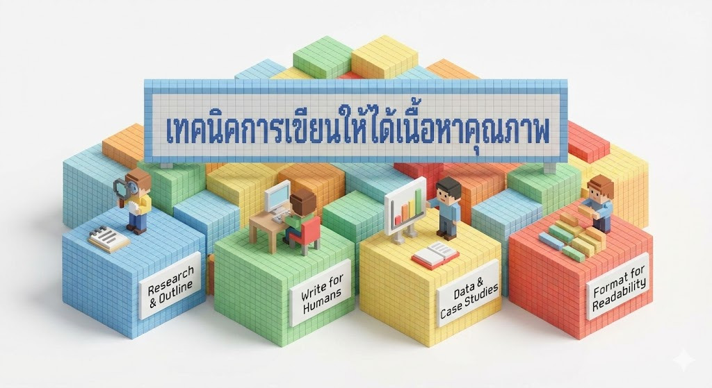 บทความ SEO ควรมีกี่คำ? เทคนิคการเขียนที่ทำให้ติดอันดับ Google 5 เทคนิคการเขียนให้ได้เนื้อหาคุณภาพไม่ว่ากี่คำ