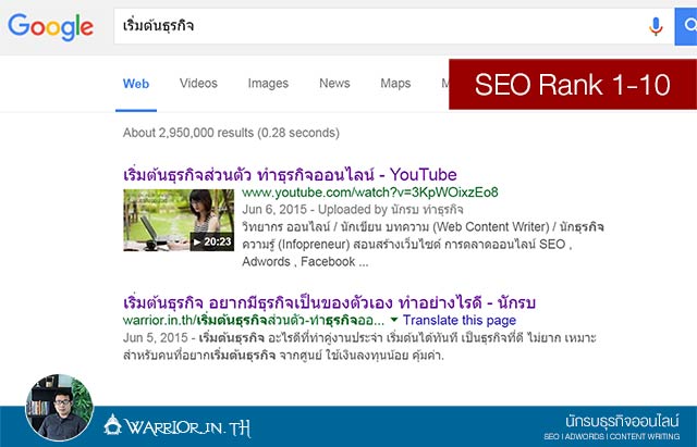 แชร์ประสบการณ์ การทำ SEO ช่วยให้ธุรกิจออนไลน์ มีคนเข้าเว็บไซต์มากขึ้น