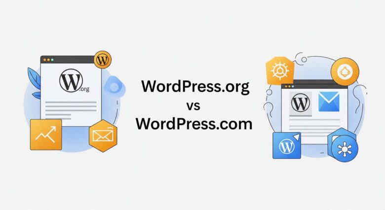 ความแตกต่างระหว่าง WordPress.com และ WordPress.org