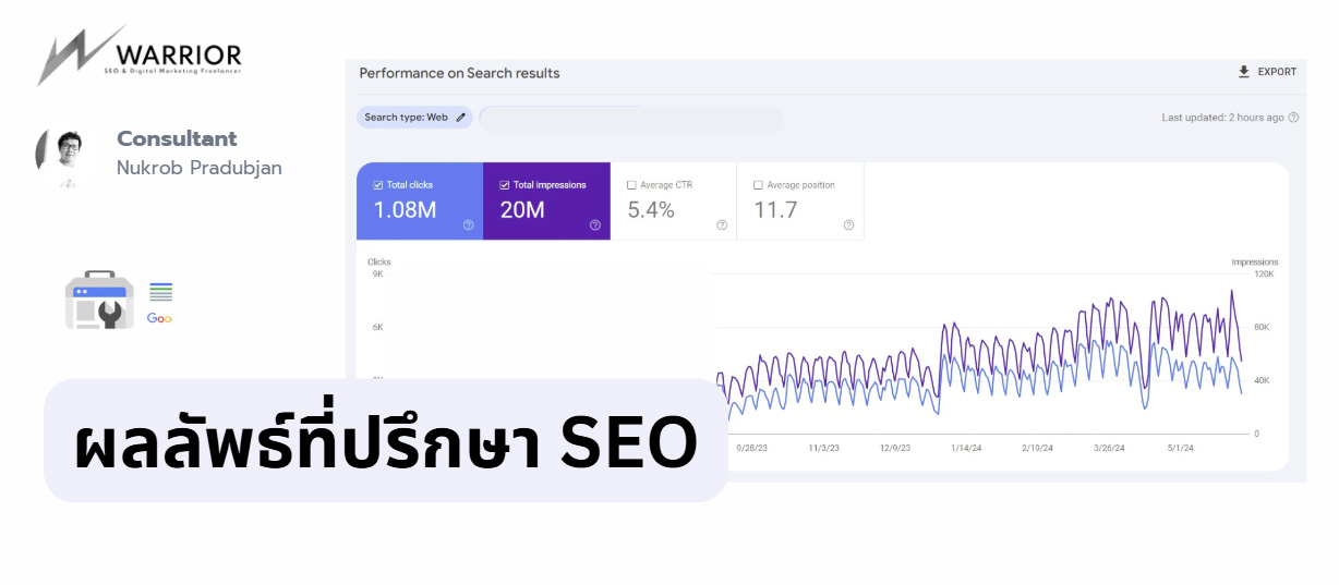 ผลลัพธ์การเป็นที่ปรึกษา SEO