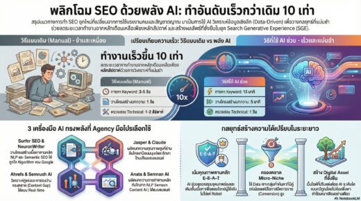 AI Tools Review แนะนำเครื่องมือ AI SEO ที่ Agency เลือกใช้จริง