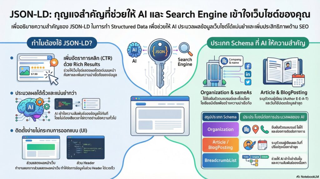 JSON-LD กุญแจสำคัญในการเชื่อมโยงข้อมูลเชิงลึก
