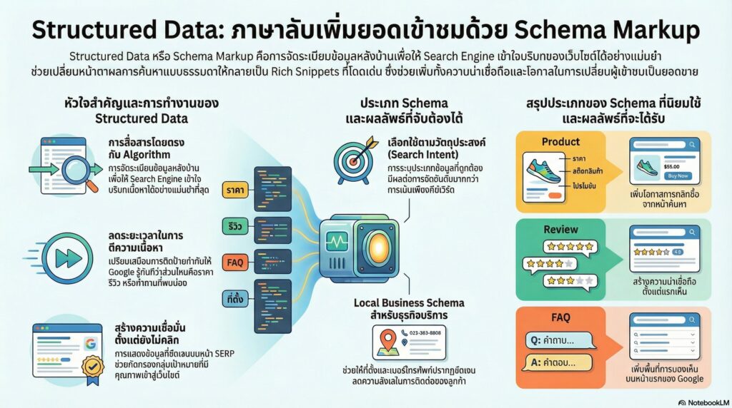 Structured Data ภาษาลับที่เปลี่ยนการมองเห็นเป็นยอดเข้าชม