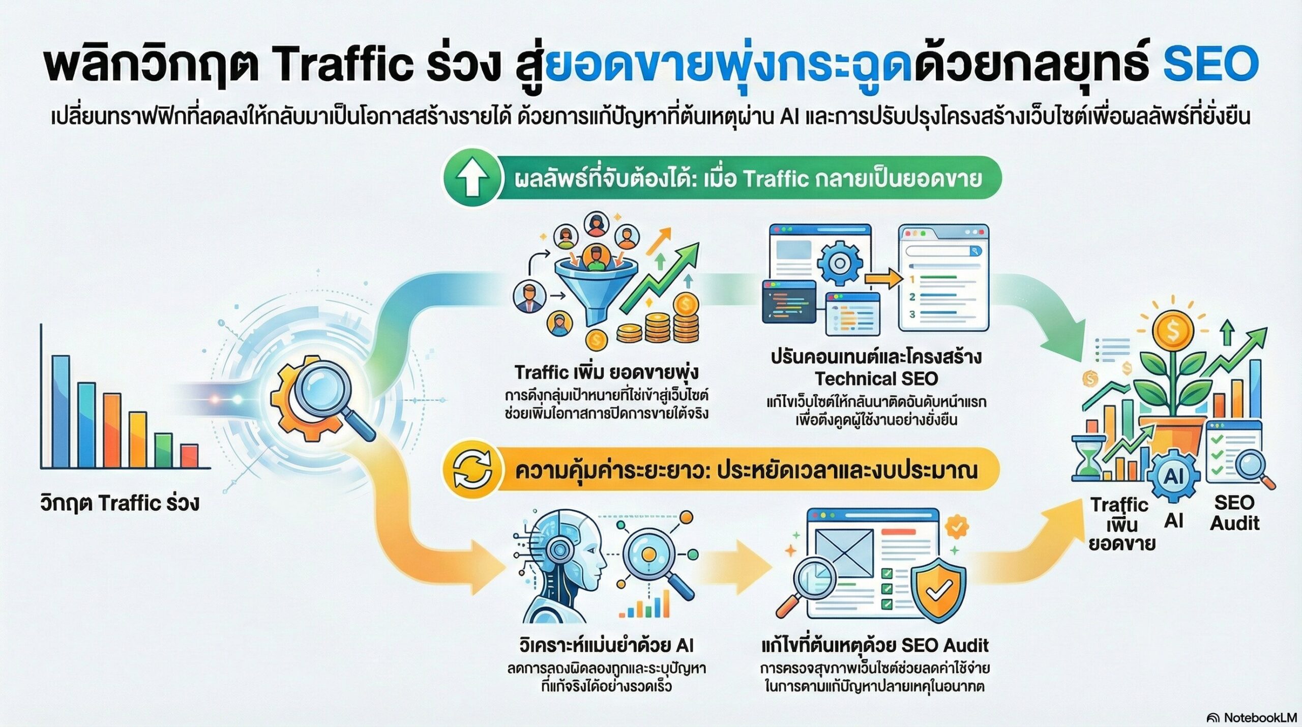 Traffic กลับมา : ผลลัพธ์ที่วัดได้ (The Wealth)