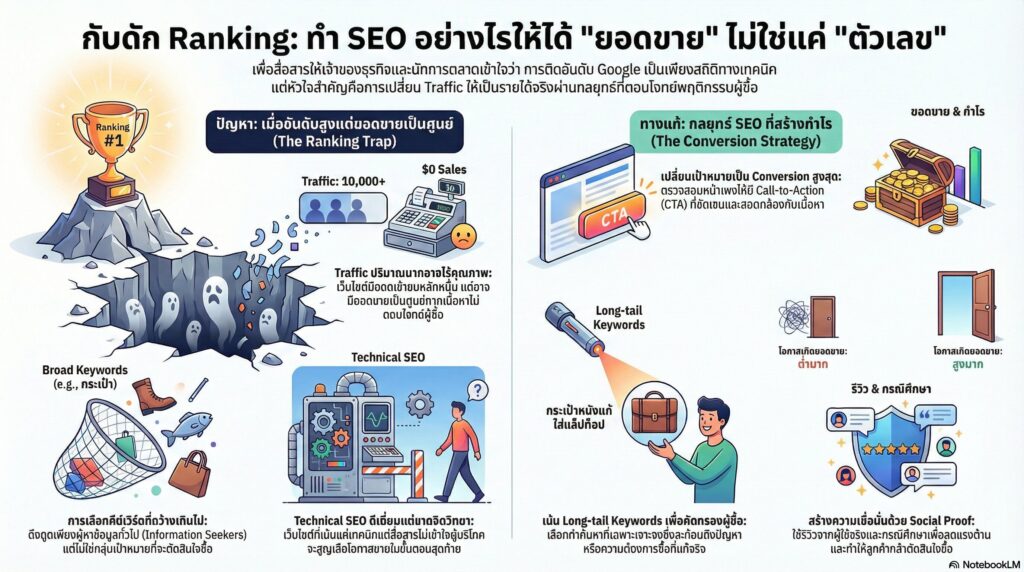 กับดักตัวเลข Ranking ที่ไม่ได้ช่วยให้ธุรกิจของคุณเติบโตจริง