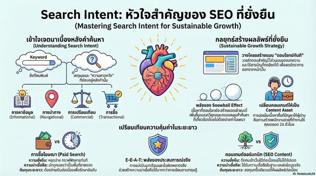 การสร้างเนื้อหาที่ตอบโจทย์ Search Intent