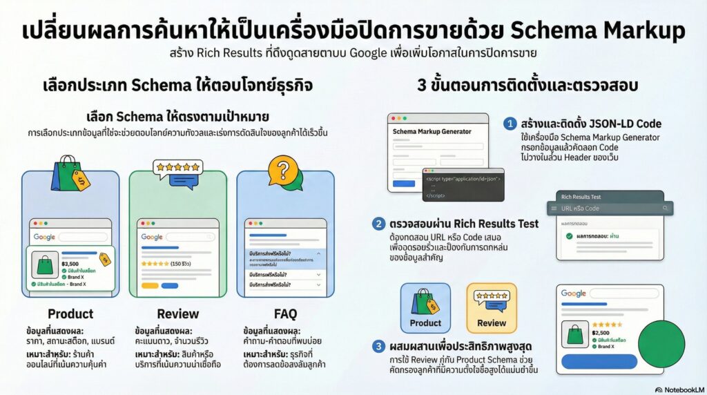 ขั้นตอนการติดตั้งและประเภทข้อมูลที่ช่วยเร่งการตัดสินใจ