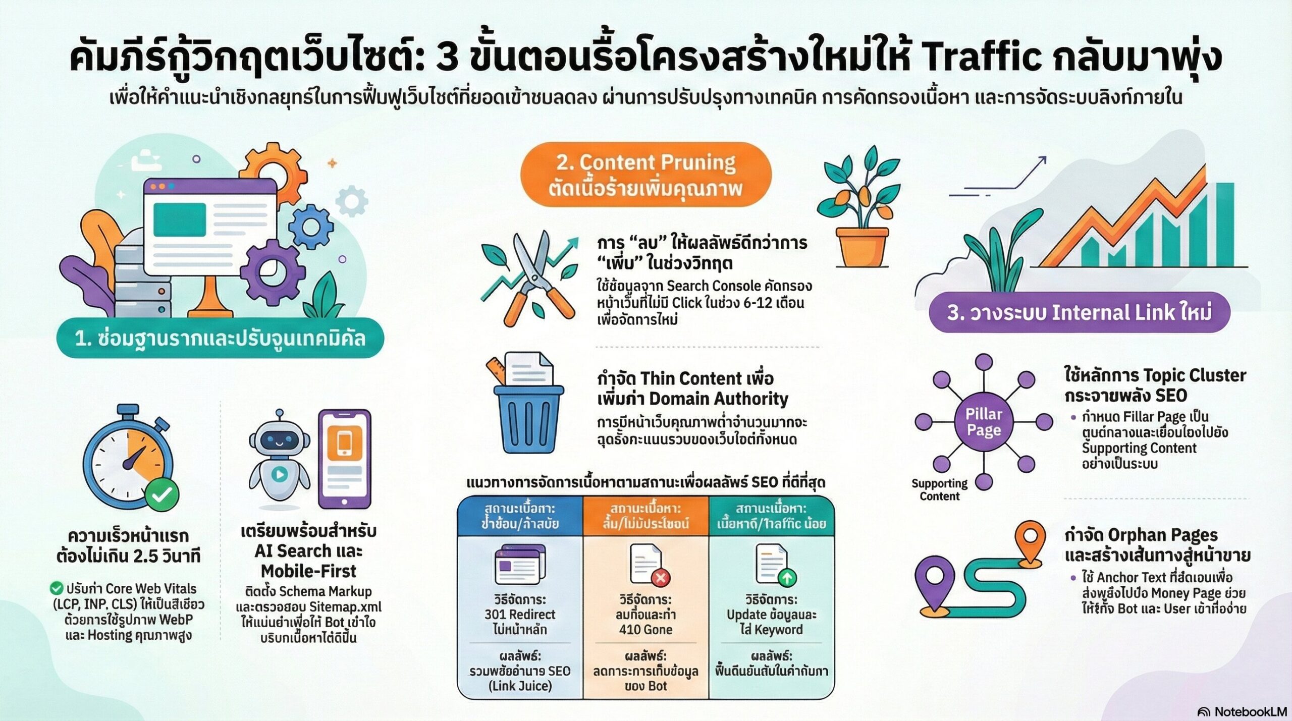 ขั้นตอนเจาะลึกการรื้อโครงสร้างและวางระบบใหม่