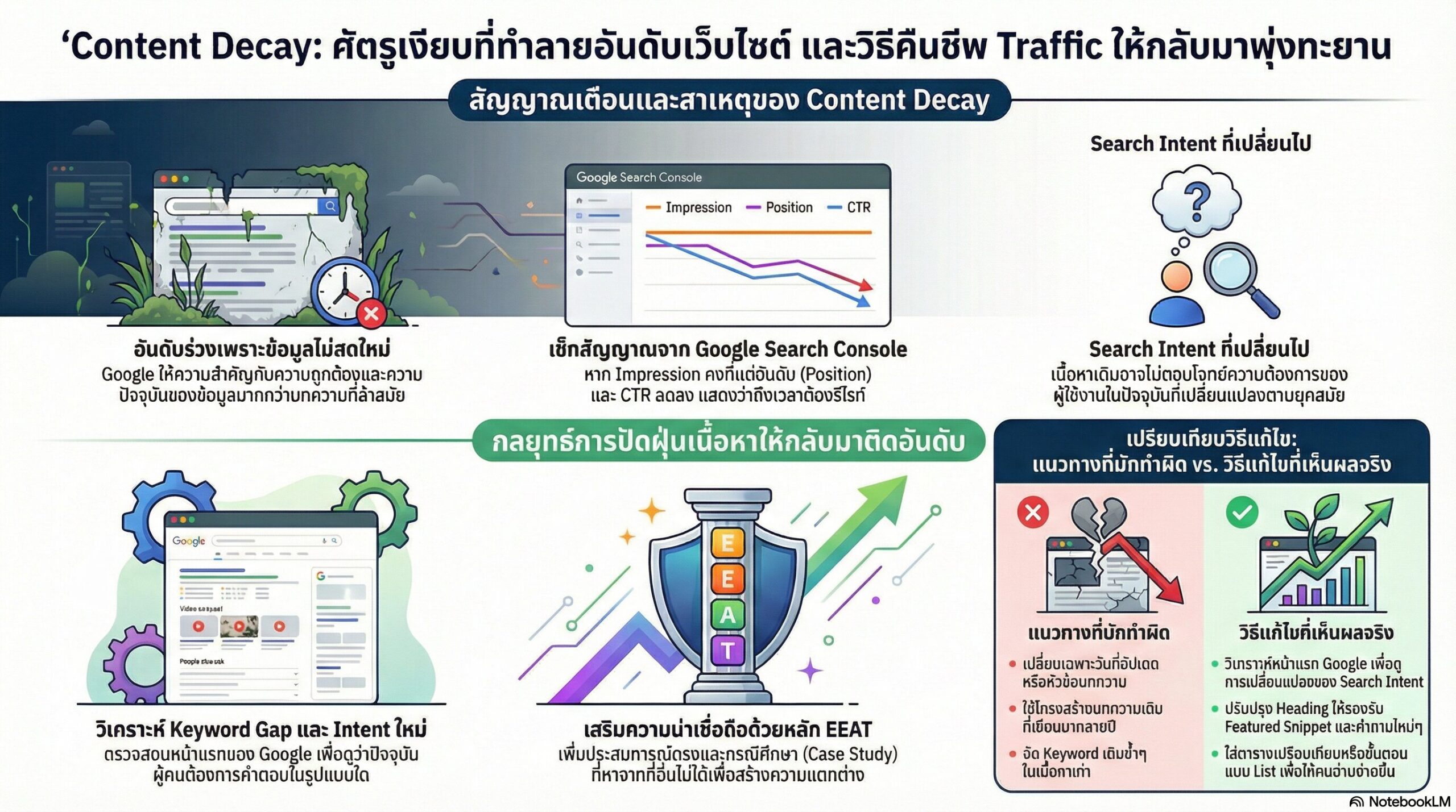 ความจริงที่น่ากลัวเมื่อบทความคุณภาพดีเริ่มเสื่อมสภาพ