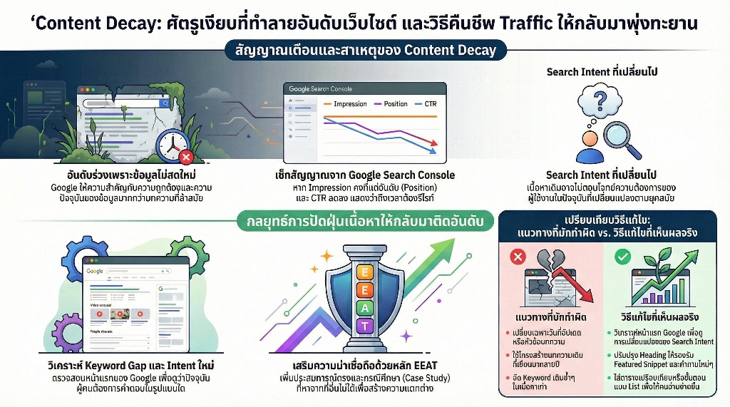 ความจริงที่น่ากลัวเมื่อบทความคุณภาพดีเริ่มเสื่อมสภาพ