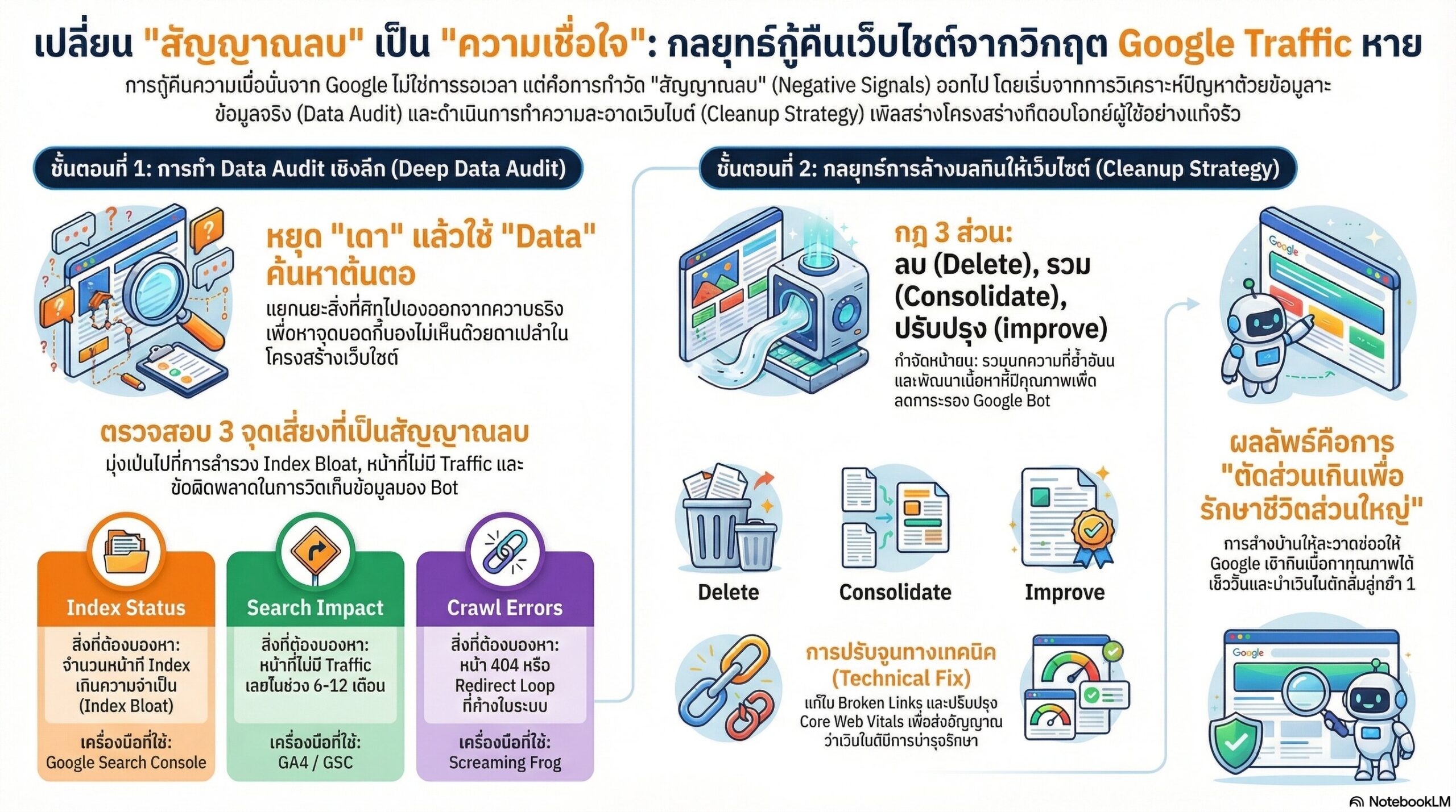 จุดเปลี่ยนสำคัญที่ทำให้ Google กลับมาเชื่อใจเว็บไซต์