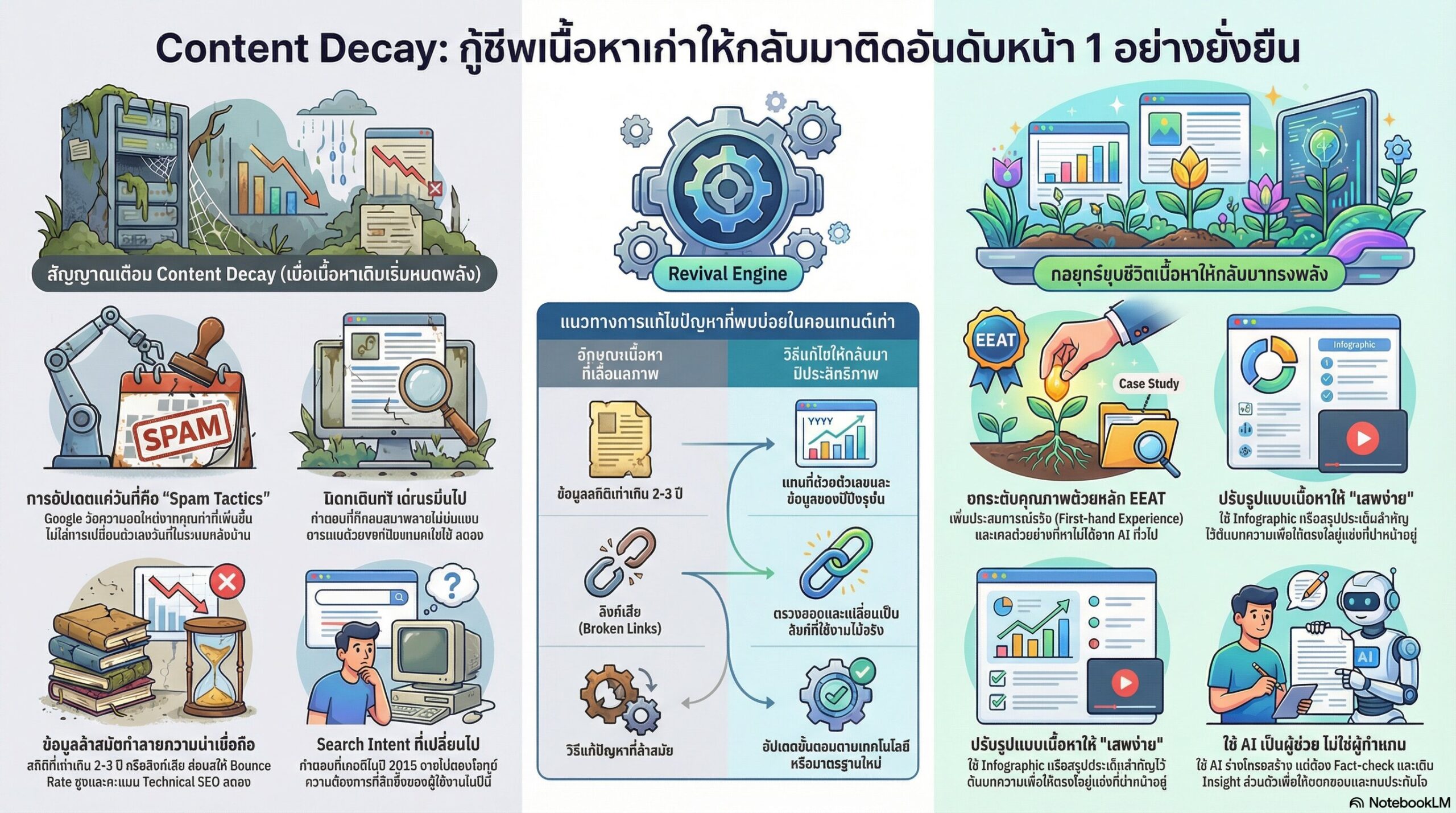 ทำไมการอัปเดตแค่วันที่ถึงไม่ช่วยให้อันดับขยับ