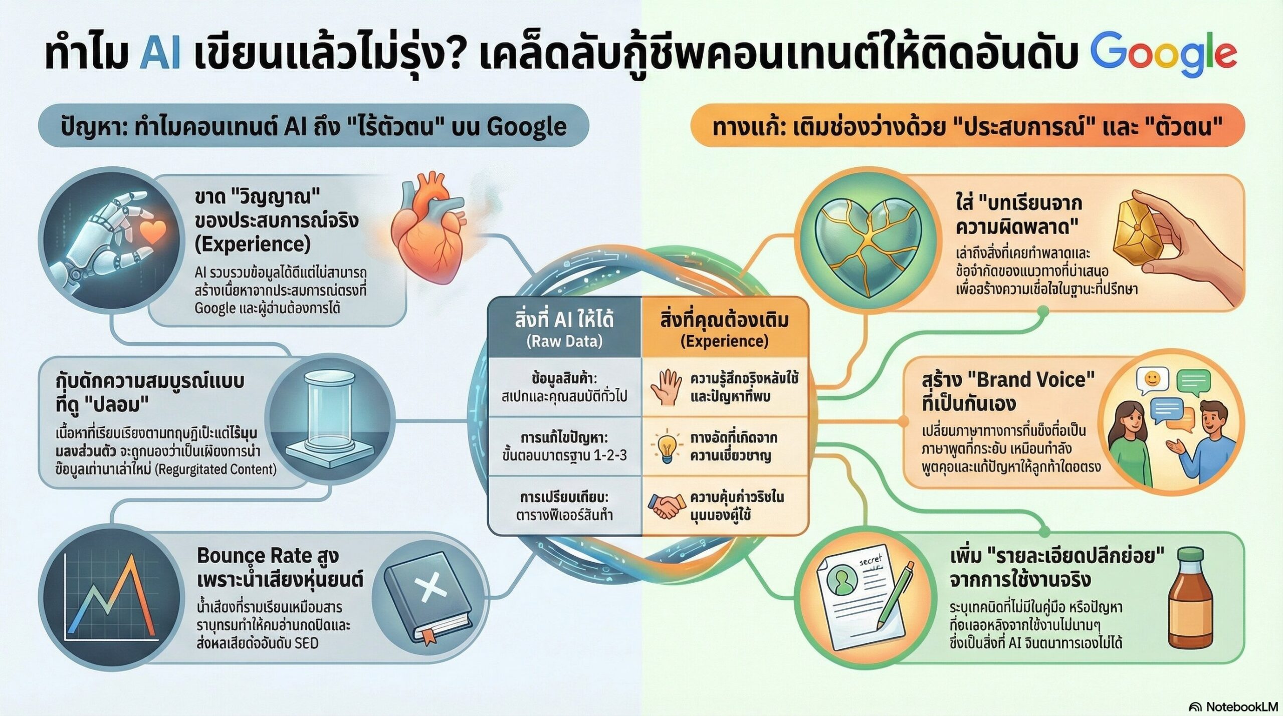 ทำไมบทความ AI ส่วนใหญ่ถึงตกอันดับและไร้ตัวตน