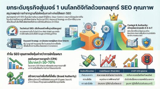 ยกระดับเว็บไซต์ด้วยกลยุทธ์ SEO คุณภาพ