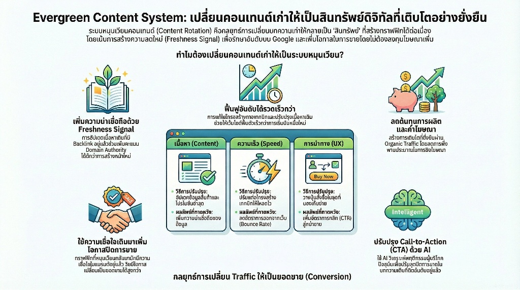 ผลลัพธ์ที่ยั่งยืนจากการสร้างระบบหมุนเวียนคอนเทนต์