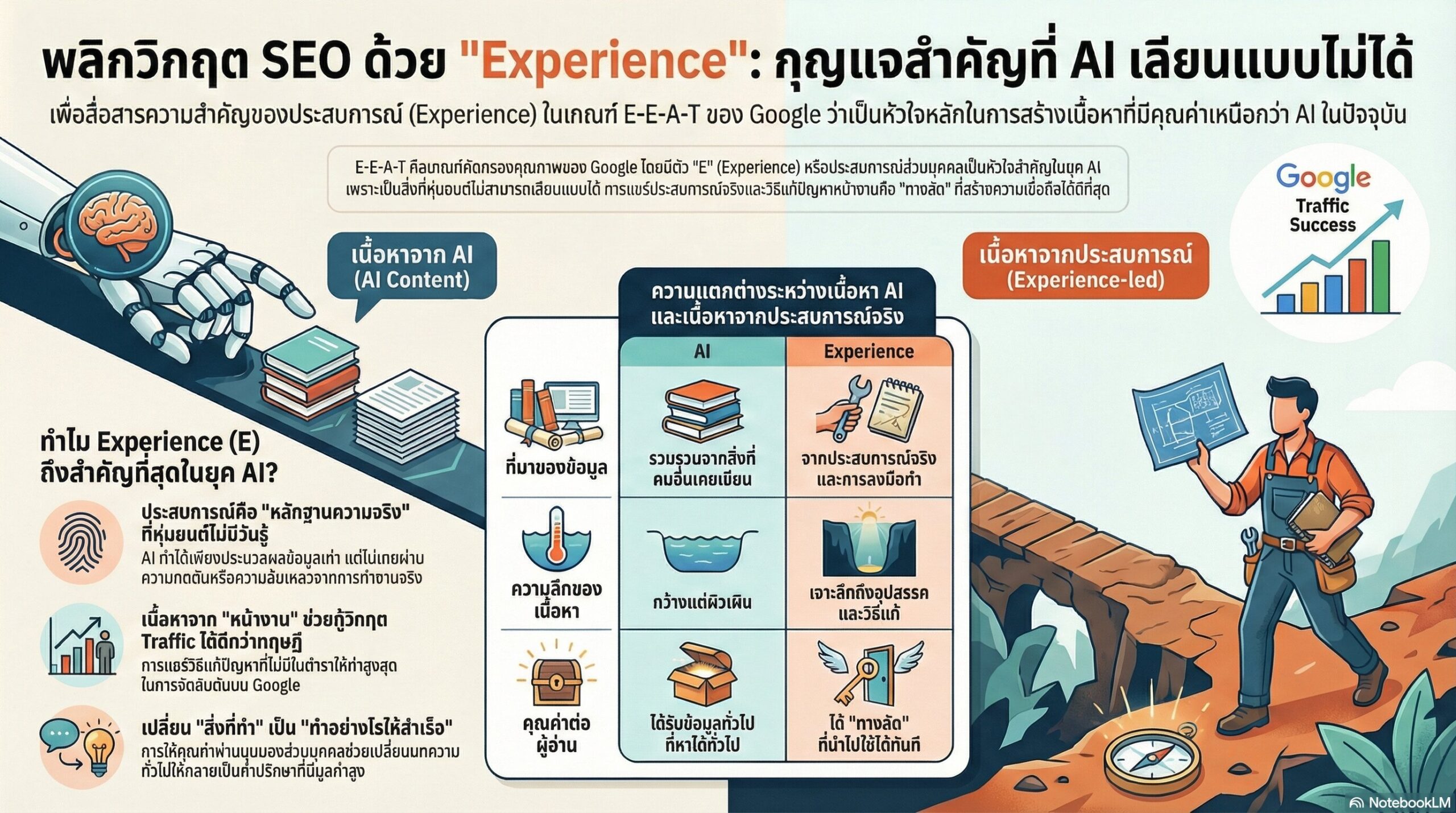พลิกวิกฤตด้วย E-E-A-T กุญแจดอกสุดท้ายของงานเขียน
