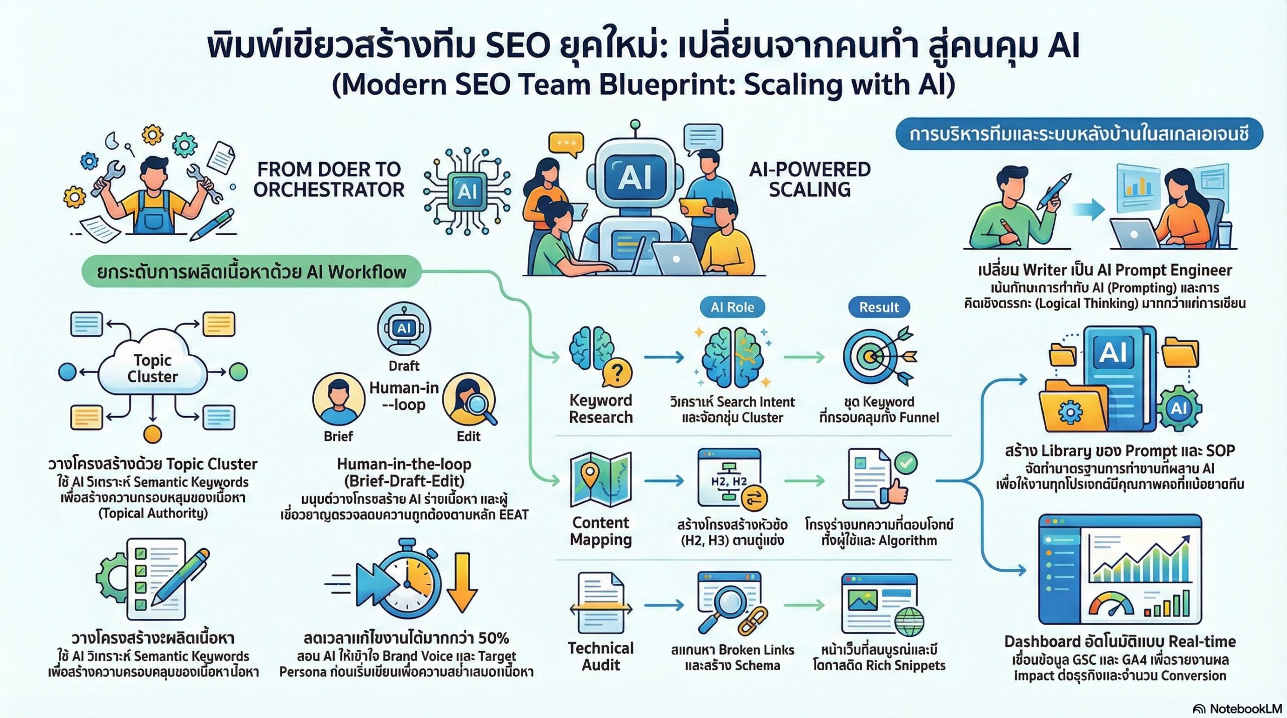 พลิกวิธีคิด เปลี่ยนจากคนลงมือทำเป็นผู้วางระบบ