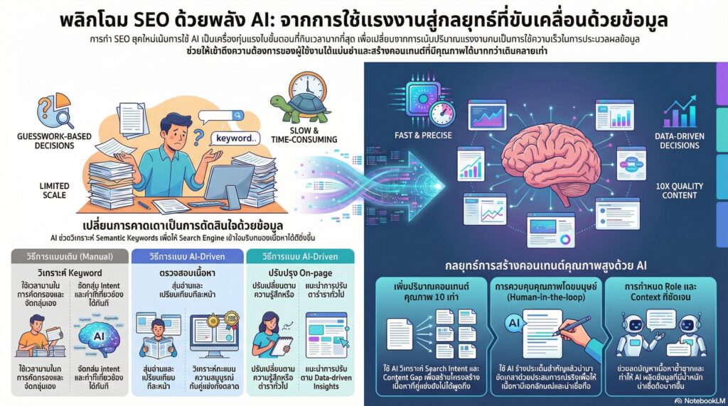 พลิกโฉม SEO ด้วยพลัง AI ที่เหนือขีดจำกัด
