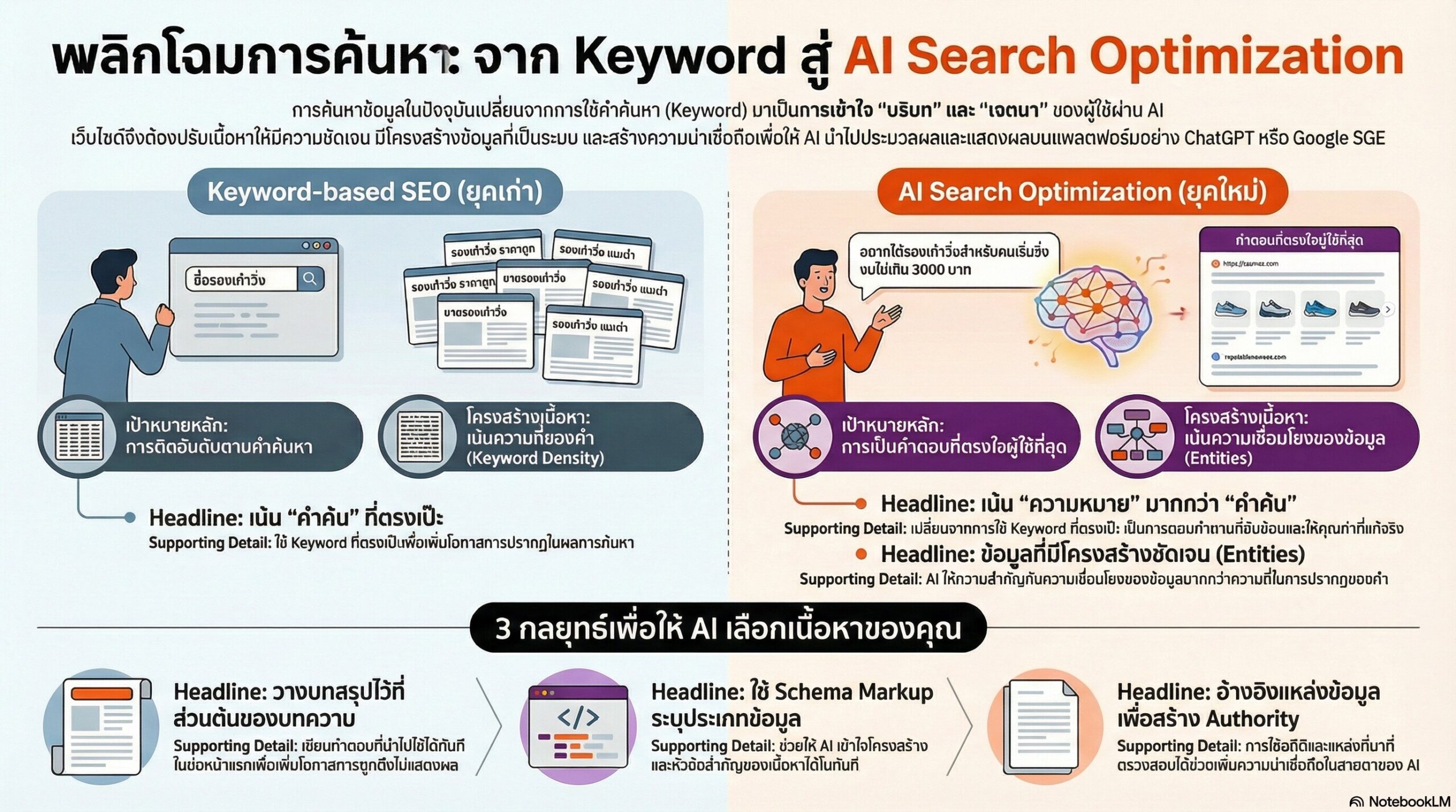 พลิกโฉมการเข้าถึงกลุ่มเป้าหมายด้วย AI Search Optimization