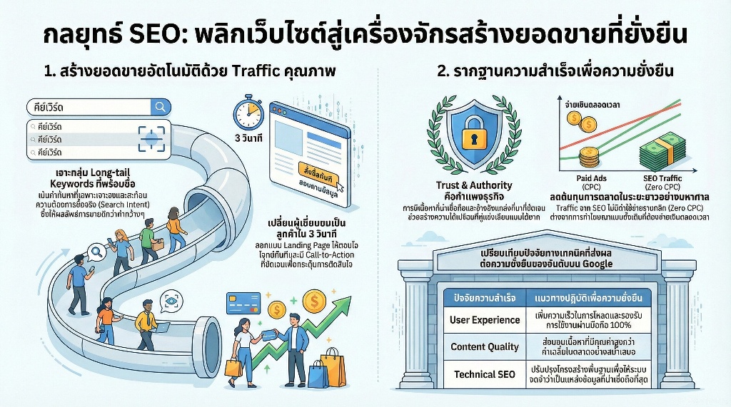 ยกระดับเว็บไซต์ด้วยกลยุทธ์ SEO คุณภาพ 2 พลิกโฉมธุรกิจสู่การเป็นเบอร์หนึ่งบนโลกดิจิทัล