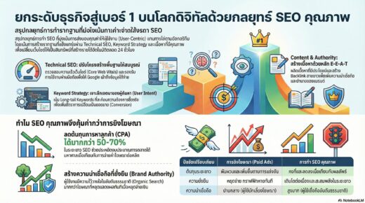 ยกระดับเว็บไซต์ด้วยกลยุทธ์ SEO คุณภาพ