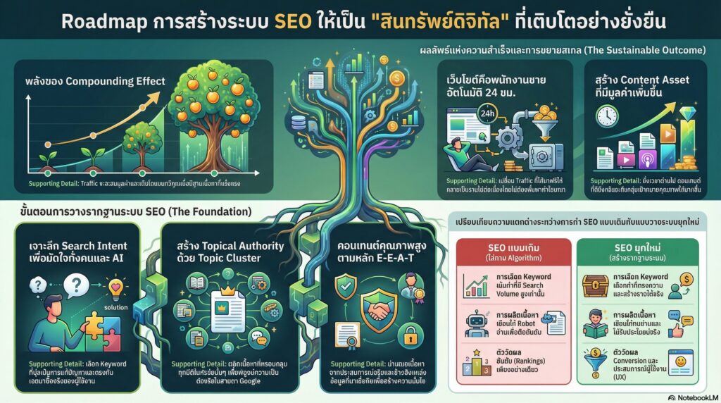 สอนทำ SEO ตั้งแต่พื้นฐานจนถึงระดับวางระบบ