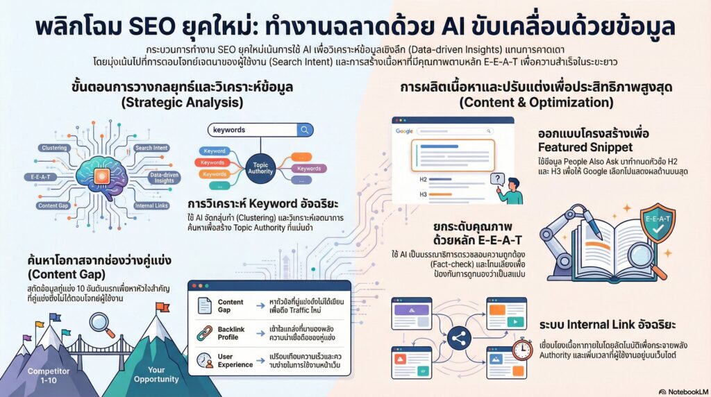 เจาะลึกกระบวนการทำงาน SEO ยุคใหม่ด้วย AI