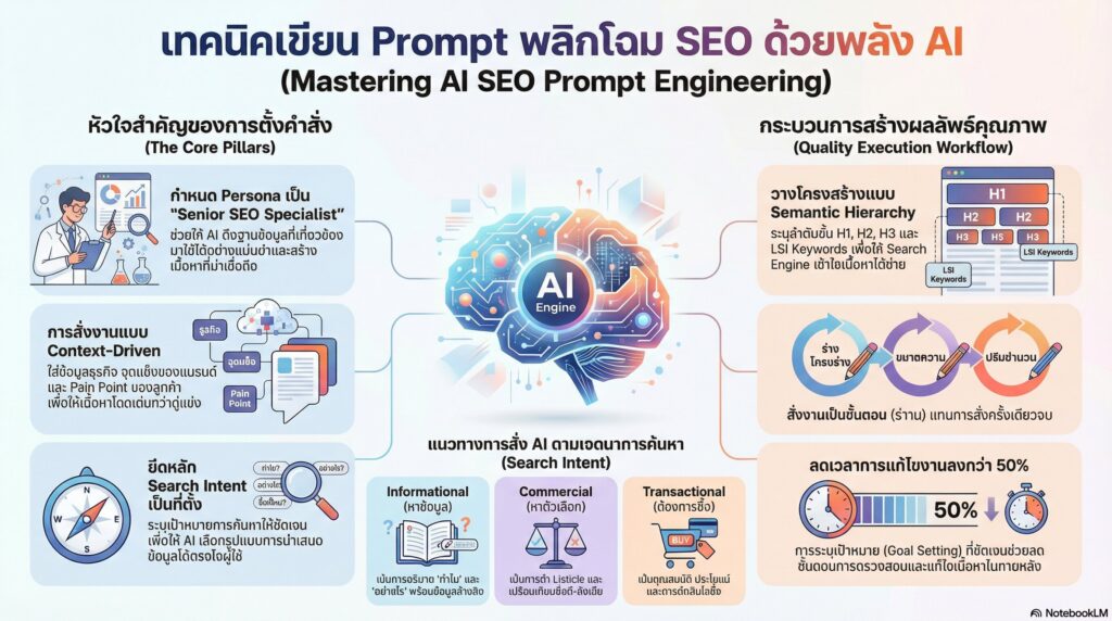 เทคนิคการเขียน Prompt สำหรับงาน SEO