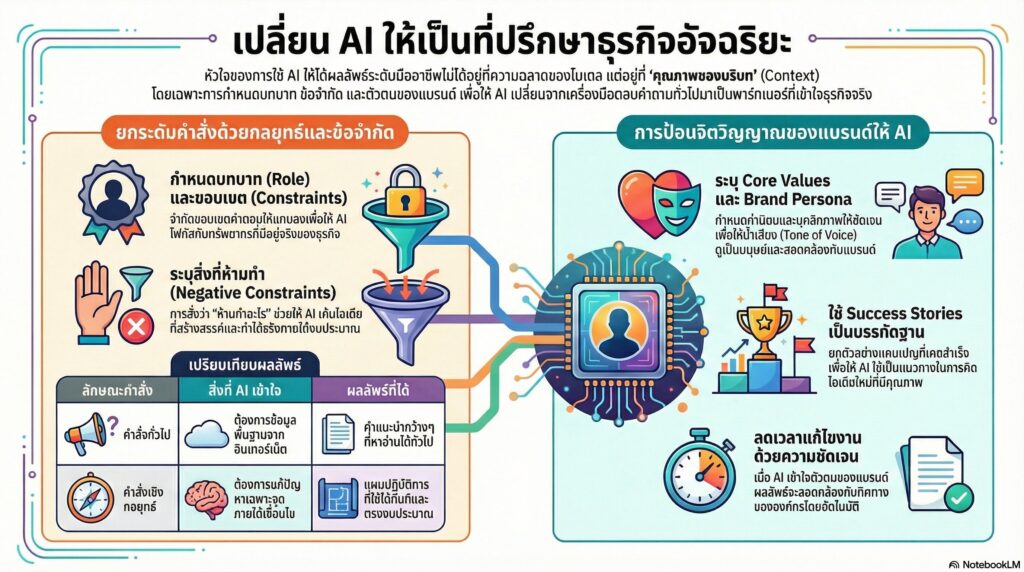 เปลี่ยน AI ให้เป็นที่ปรึกษาธุรกิจอัจฉริยะในพริบตา