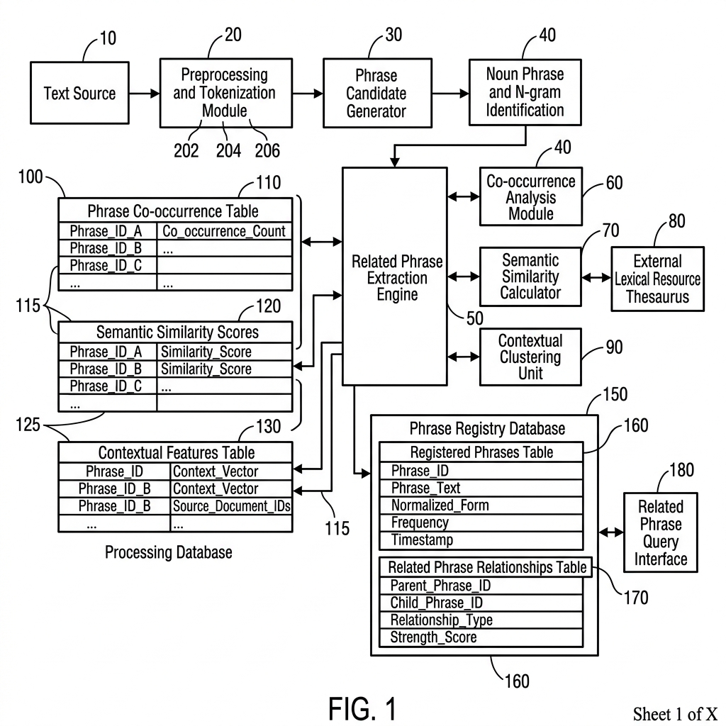 Figure 2: Google Phrase Registry Patent Drawing